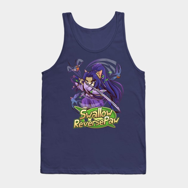 Swallow ReversePaw Tank Top by dewanata_18